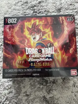 Dragon Ball Super Card Game Fusion World FB02 Blazing Aura Booster Box - Sealed - Image 1