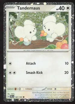 Tandemaus (Cosmos Foil) 167/193 Holo Miscellaneous Cards & Products Pokemon NM - Image 1