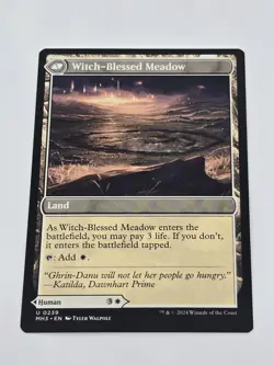 Witch Enchanter / Witch-Blessed Meadow MTG MH3 #239 Regular Magic The Gathering - Image 2