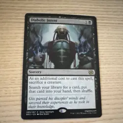 Wizards of the Coast Diabolic Intent Rare Sorcery 089/287 The Brothers' War Dan… - Image 1