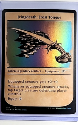 MTG Magic The Gathering Secret Lair Showcase Foil #1018 Icingdeath Frost Tongue - Image 1