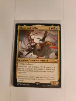 MTG Shalai and Hallar Commander: MOM 0010 Regular Mythic Never Played - Image 1