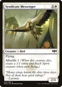 Syndicate Messenger [Ravnica Allegiance] Magic MTG - Image 1