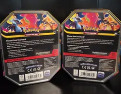 Mega Charizard X and Y Tins Sealed 2026 Set of 2 Pokemon TCG Phantasmal Flames - Image 2