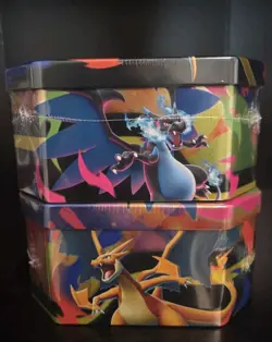 Mega Charizard X and Y Tins Sealed 2026 Set of 2 Pokemon TCG Phantasmal Flames - Image 3