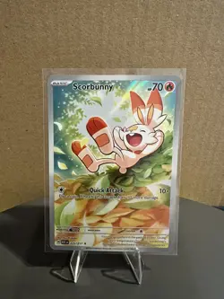 Scorbunny 225/217 - Pokemon TCG: Ascended Heroes - Illustration Rare MINT! - Image 1