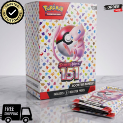 Pokemon TCG Scarlet & Violet-151 Bundle - 6 Packs - Image 1
