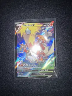 Pokemon Card - Blaziken V Silver Tempest TG14/TG30 Ultra Rare - Image 1