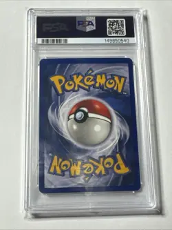 1999 POKEMON FOSSIL 1ST EDITION #3 DITTO Vintage HOLO PSA 7 - Image 2