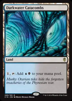 Darkwater Catacombs - Light Play MTG Commander 2016 Edition - Image 1