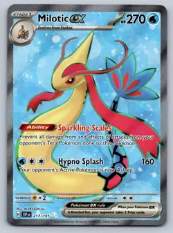 Milotic ex 217/191 Ultra Rare Surging Sparks Pokemon Near Mint - Image 1