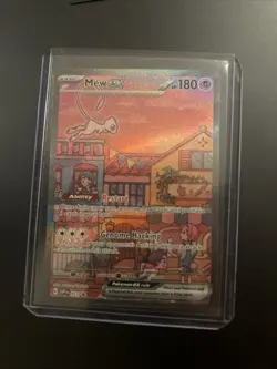 Pokemon Mew ex SVP 053 Scarlet & Violet Promo Full Art Holo English 180HP - Image 5