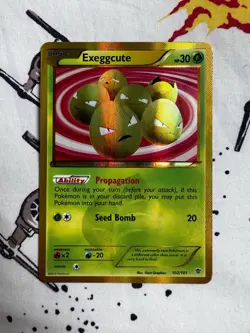 Exeggcute 102/101 Holo Secret Rare B&W Plasma Blast NM Pokemon TCG - Image 3