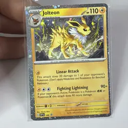 Jolteon (Cosmos Holo) 169 Holo Rare Scarlet & Violet Promo Pokemon Holo NM - Image 1