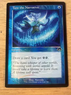 Tune the Narrative Foil (Retro Frame) Modern Horizons 3 Magic Gathering MTG MH3 - Image 1