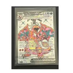 Pokemon Charizard ex Tera Full Art Ultra Rare Holo 330HP 215/197 2023 - Image 1