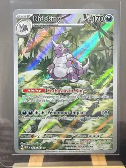 2023 Pokemon SV 151 Nidoking Illustration Rare #174/165 - Image 1