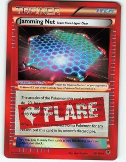 Jamming Net Team Flare Hyper Gear - 98/119 Phantom Forces - Pokemon TCG - 2014 - Image 1
