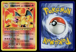 CHARIZARD 11/108 HOLO RARE EVOLUTIONS POKEMON REVERSE HOLO MP - Image 3