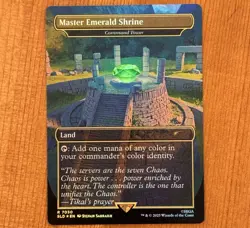 Master Emerald Shrine, R 7030, NM Foil, MTG Sonic Secret Lair Drop, Chaos SLD - Image 1