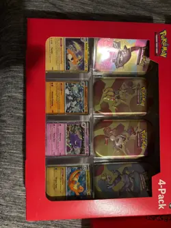 THREE BUNDLE Pokemon 4 Mini Tin +Promo 151 SamsClub Sealed BONUS POSTER FULL SET - Image 5