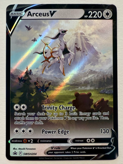 Arceus V NM SWSH204 Sword & Shield Promo Pokemon - Image 1