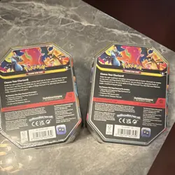 Pokemon Mega Charizard X & Y EX Tin Box Set (lot of 2) - Image 2