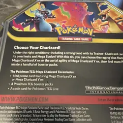 Pokemon Mega Charizard X & Y EX Tin Box Set (lot of 2) - Image 4