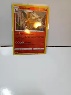 Reverse Holo Charizard 010/078 Pokemon GO NM NO DMG From pack to sleeve - Image 1