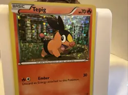 Pokemon TCG Tepig 13/25 Holo McDonald's 25th Anniversary Promo 2021 - Image 3