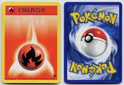 FIRE ENERGY 128/132 GYM CHALLENGE POKEMON UNLIMITED LP - Image 3