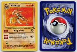 KABUTOPS 24/62 RARE FOSSIL POKEMON UNLIMITED NM - Image 3