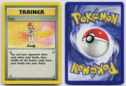 LASS 75/102 RARE BASE SET UNLIMITED POKEMON LP - Image 3