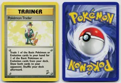 POKEMON TRADER 77/102 RARE BASE SET UNLIMITED POKEMON MP - Image 3