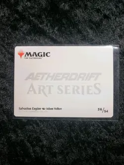 Gold Stamp Art Series SALVATION ENGINE mtg Aetherdrift - Image 2