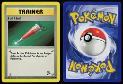 FULL HEAL 82/102 UNCOMMON BASE SET UNLIMITED POKEMON MP - Image 3