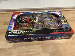 Pokemon TCG: Mega Lucario EX Figure Collection Box + Promo - 5x Booster Pack NEW - Image 3