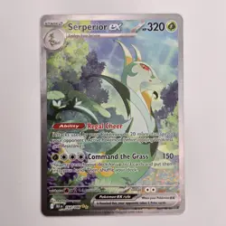 Serperior ex 164/086 - Black Bolt Pokemon Special Illustration Rare English NM - Image 1