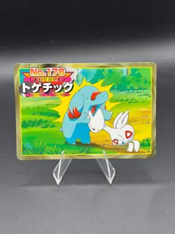 Togetic vs Phanpy No.176 Topsun Gold and Silver Japanese Pokemon MP - Image 1