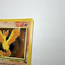 Wizards Pokemon TCG Moltres Fossil Holo Rare Unlimited 12/62 70 HP 1999 Eng - Image 4