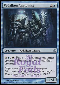 Vedalken Anatomist 2x FOIL MBS MTG Mirrodin Besieged Uncommon MINT blue - Image 1