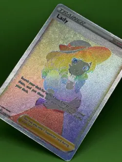 Lady 208/196 - NM - Pokemon Lost Origin - Rainbow Secret Rare - Image 2
