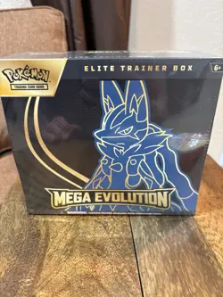 Pokemon Mega Evolution Elite Trainer Box Lucario ETB - Image 1