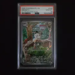 2025 POKEMON PFL EN-PHANTASMAL FLAMES 106 MEOWTH ILLUSTRATION RARE - PSA 10 - Image 1