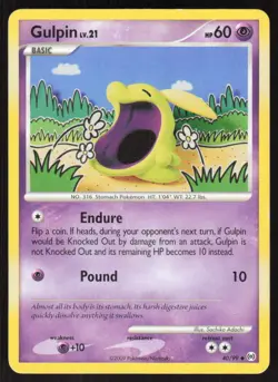Gulpin 40/99 Uncommon Arceus Pokemon Lightly Played - Image 1