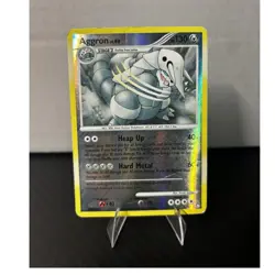 Pokemon TCG Aggron Mysterious Treasures 1/123 Stage 2 130HP Holo Rare English - Image 1