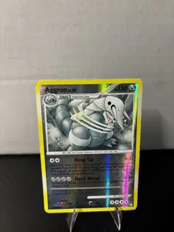 Pokemon TCG Aggron Mysterious Treasures 1/123 Stage 2 130HP Holo Rare English - Image 2