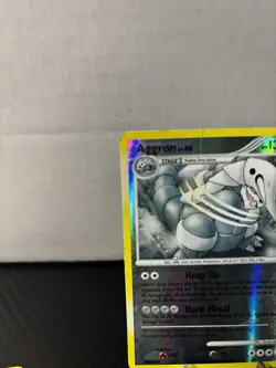 Pokemon TCG Aggron Mysterious Treasures 1/123 Stage 2 130HP Holo Rare English - Image 3