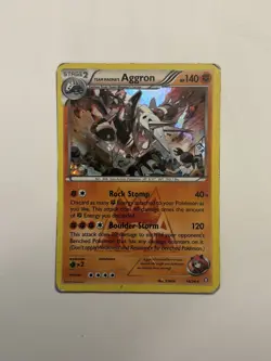 Pokemon TCG Team Magmas Aggron Holo 14/34 - Image 1