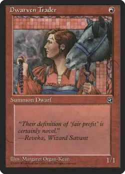 MTG Dwarven Trader ** Homelands ** English - Image 1